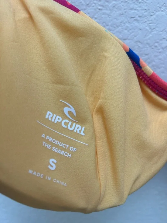 Rip Curl Es Verdad Vibrant Floral Underwire Bikini Top, Size Small - Picture 4 of 4